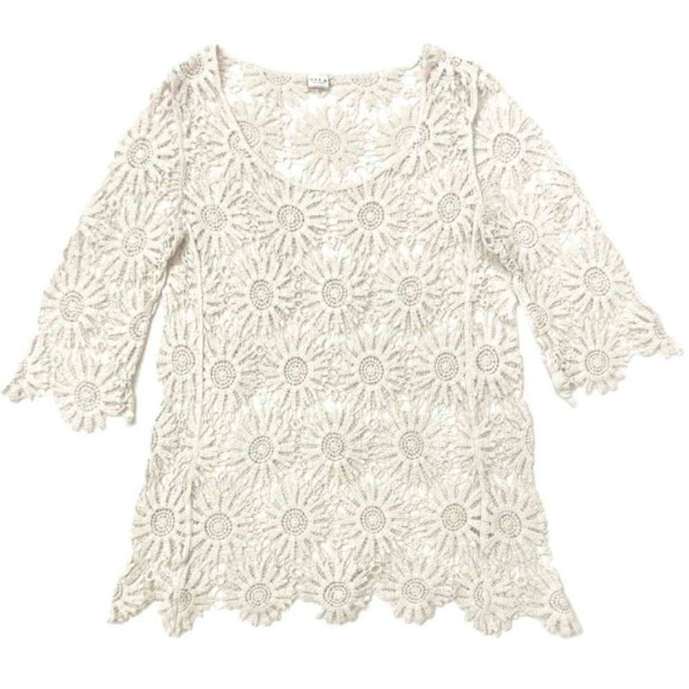 Vila Milano Lace Crochet Top‎